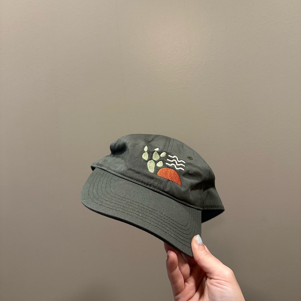 Keep Nature Wild Green Cap with Unique Nature Design